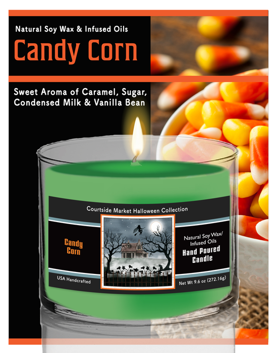 Courtside Market Harvest Moon II Soy Wax Candle in Glass Jar