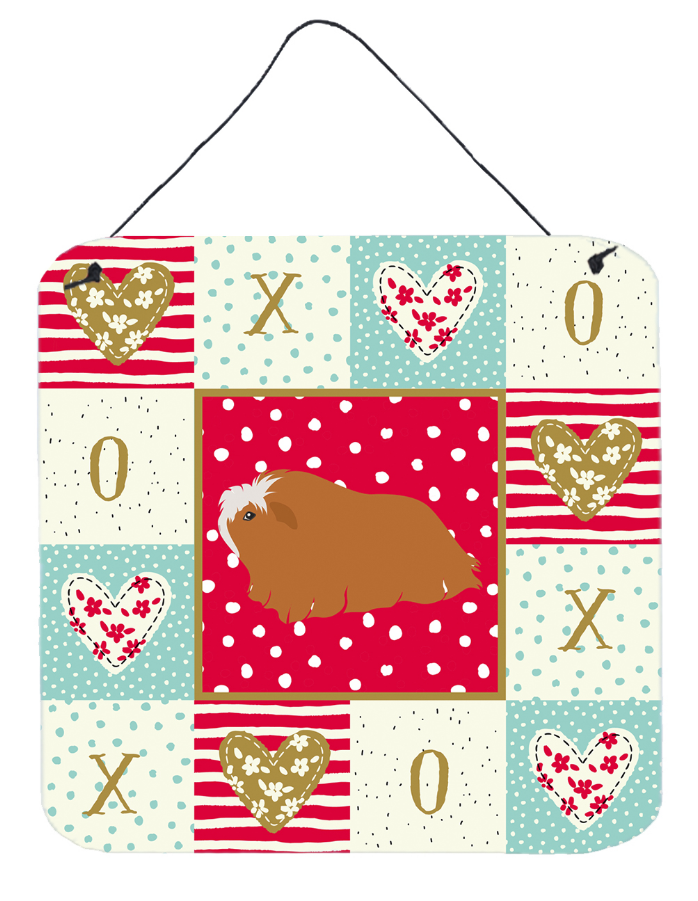 Peruvian Guinea Pig Love Wall or Door Hanging Prints