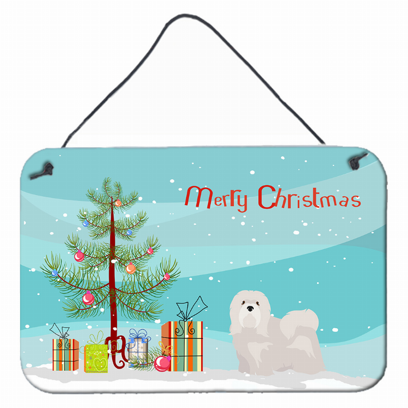 Christmas Tree Design with Dog Wall or Door Hanging Prints