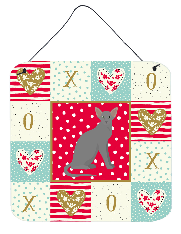 Oriental Shorthair Cat Love Wall or Door Hanging Prints