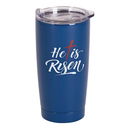 Tumbler He Is Risen Navy 20 oz