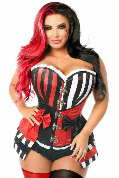 Top Drawer Jokester Villian Corset Costume