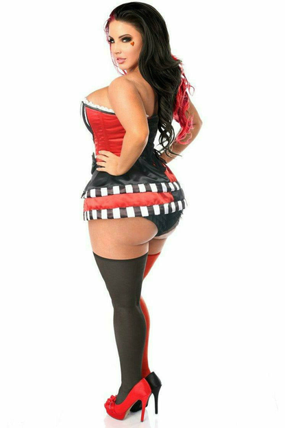 Top Drawer Jokester Villian Corset Costume