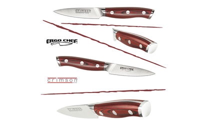 Crimson  Paring knife - Red G10 Handle