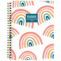 2024 Fresh Rainbow Medium Weekly Monthly Planner