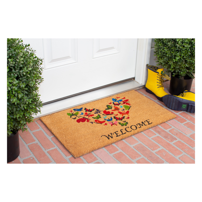 Calloway Mills Butterfly Welcome Doormat