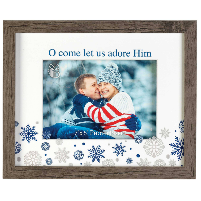 Oh Come Let Us Adore Him Photo Frame