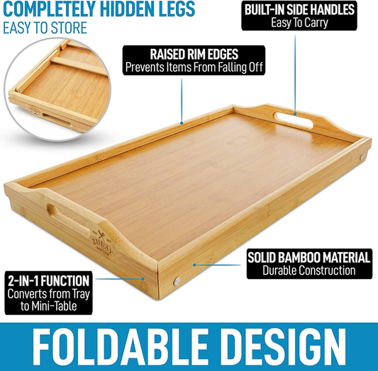 Bamboo Breakfast in Bed Tray Table