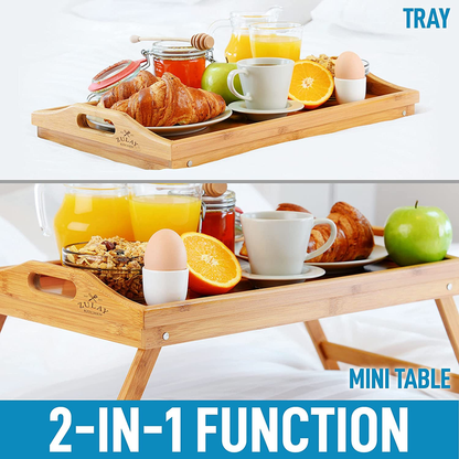 Bamboo Breakfast in Bed Tray Table