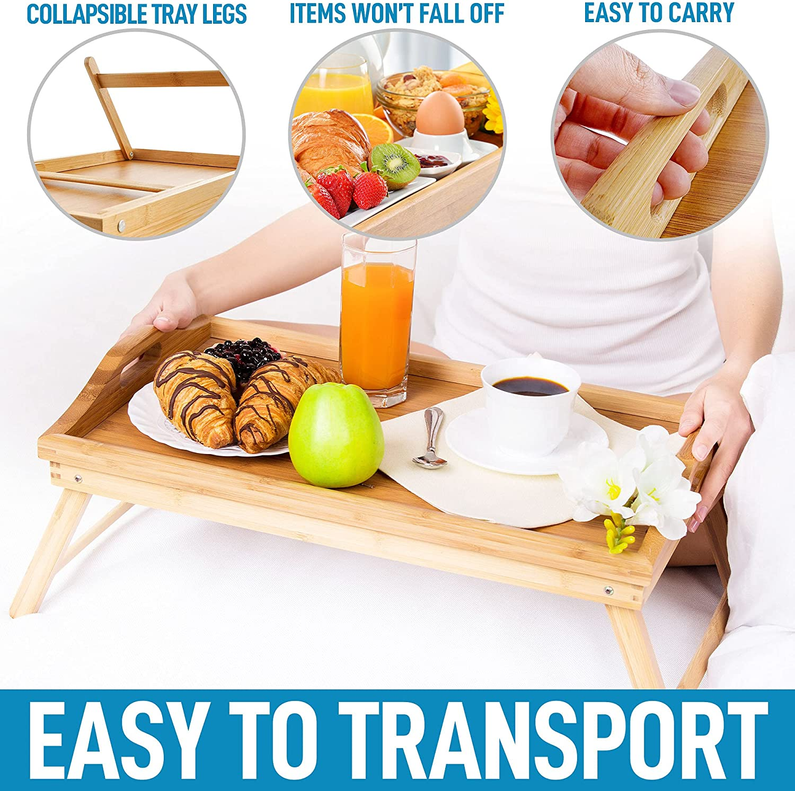 Bamboo Breakfast in Bed Tray Table