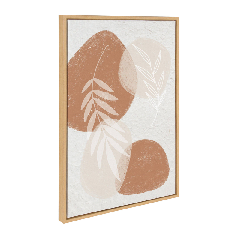 Leaves Art... Framed Canvas