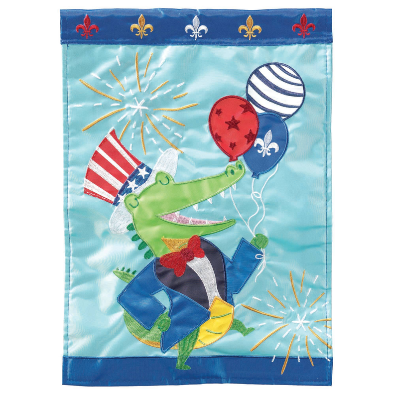 Uncle Sam Alligator Flag Poly