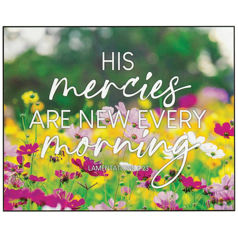 His Mercies Are New Wall Plaque