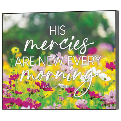 His Mercies Are New Wall Plaque