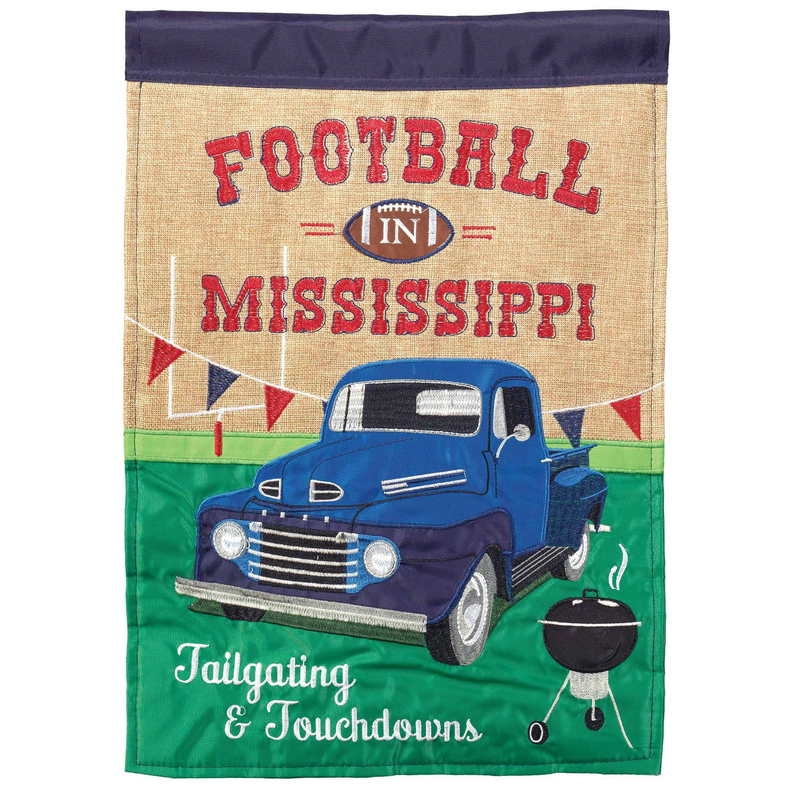 Football In Ms Flag Blap Garden