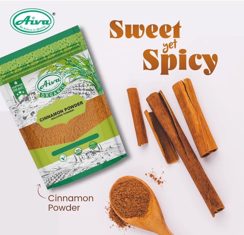 Organic Ceylon Cinnamon Powder (Dalchini Powder)