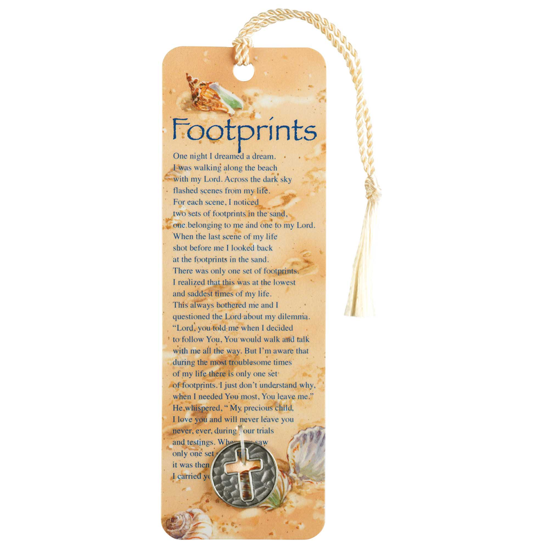 Tassel Coin Bookmark Footprints