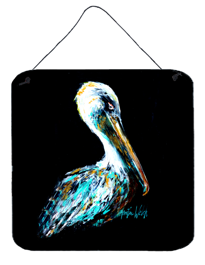 Dressed in Black Pelican Wall or Door Hanging Prints