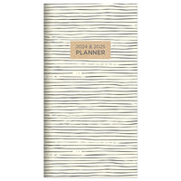 2024-2025 Sketchy Lines Small Monthly Pocket Planner