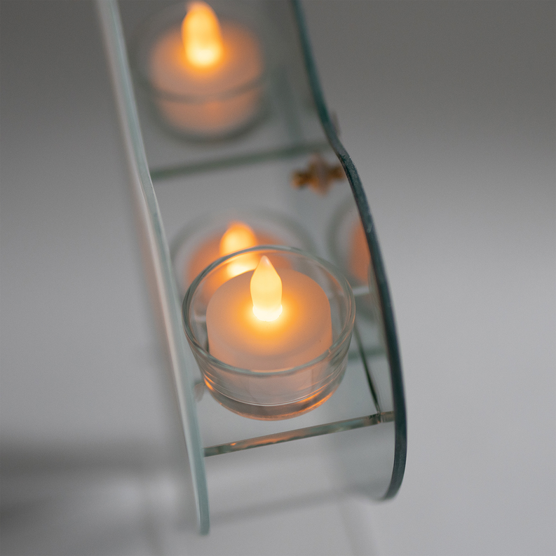 Glass Wall Tealight Grow Old Along With