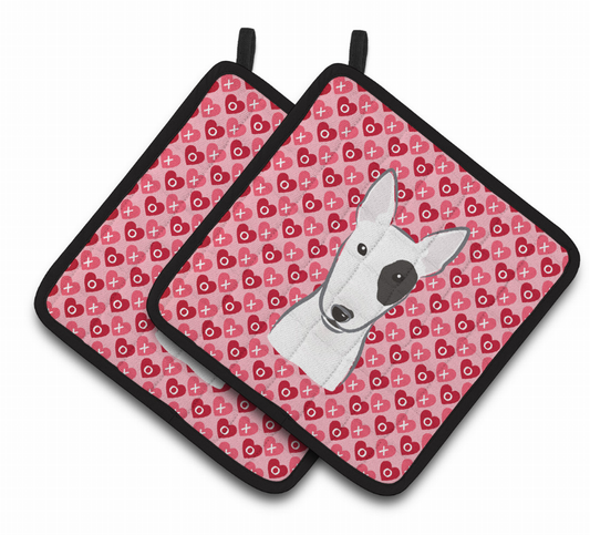 Dog XOXO Pair of Pot Holders