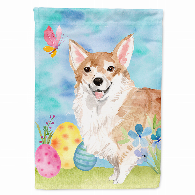 Easter Eggs/Dog Breed Themed Flag Canvas