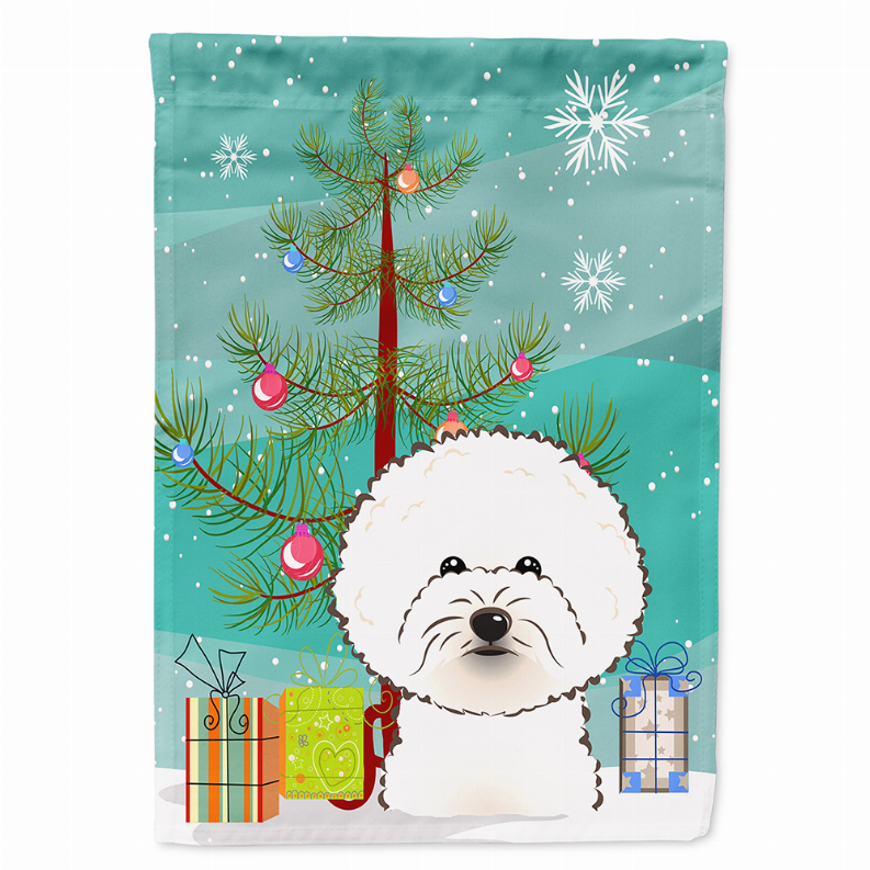 Christmas Tree/Dog  Breed Flag Canvas