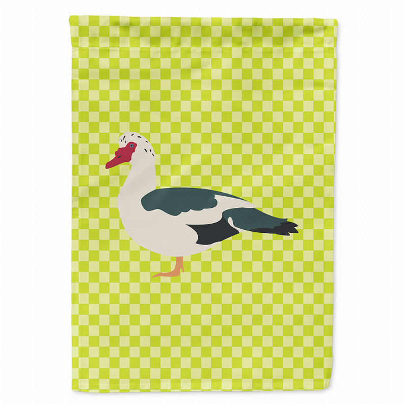 Animals/Birds Themed Green Flag Canvas