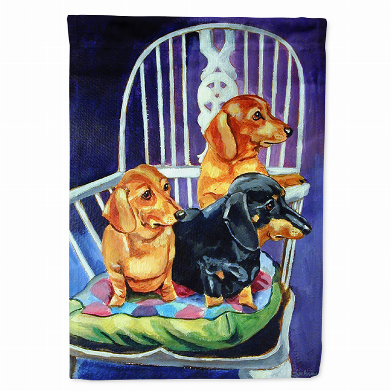 Dog Breed Themed Art Flag Canvas