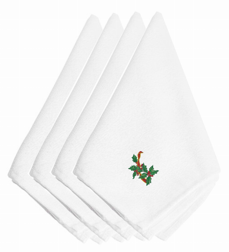 Christmas Themed Embroidered Napkins