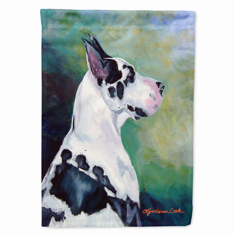 Dog Breed Art Flag Canvas