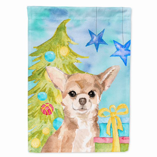 Christmas Dog Breed Themed Flag Canvas