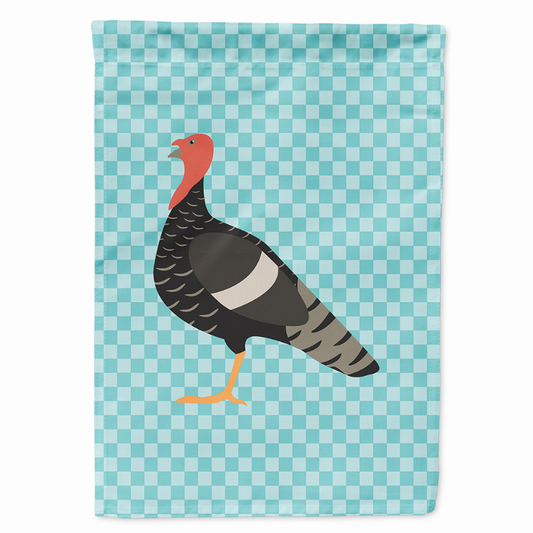 Animal/Bird Themed Blue Check Flag Canvas