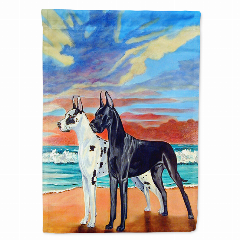 Dog Breed Themed Art Flag Canvas