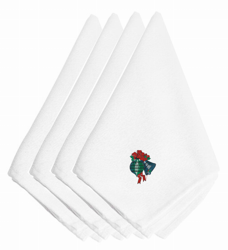 Christmas Themed Embroidered Napkins