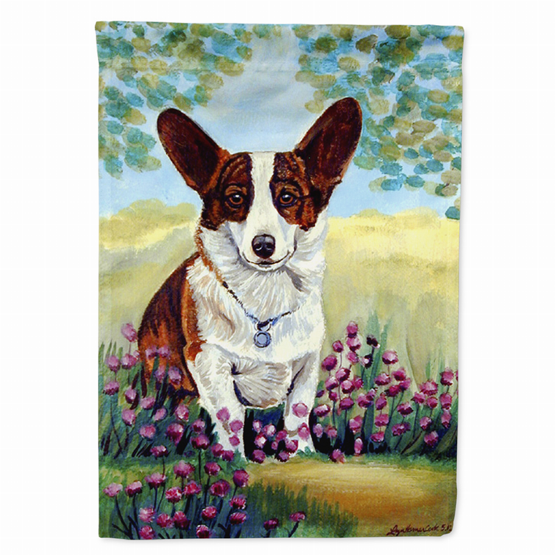 Dog Breed Themed Art Flag Canvas