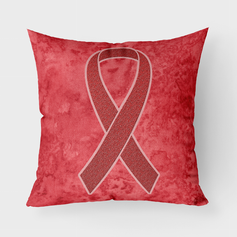 Awareness Fabric Decorative Pillow