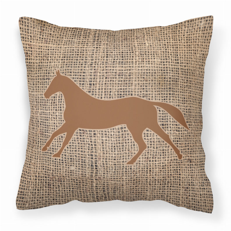 Animals Burlap Fabric Decorative Pillow