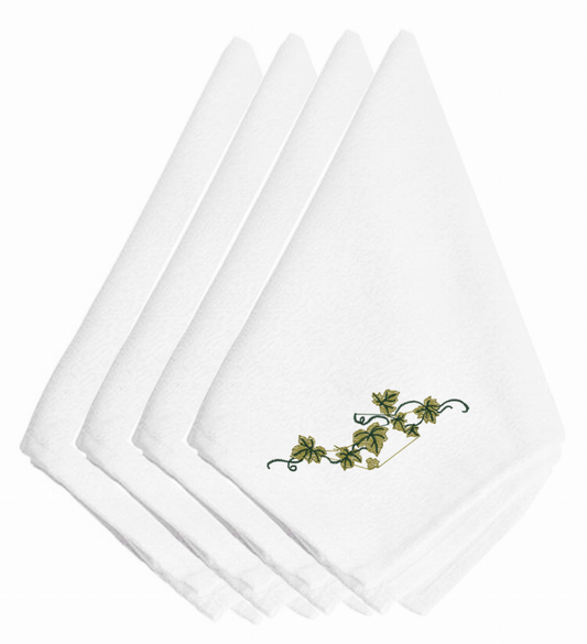 Fall Themed Embroidered Napkins