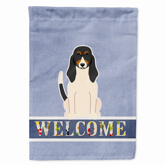 Welcome/Dog Breed Flag Canvas