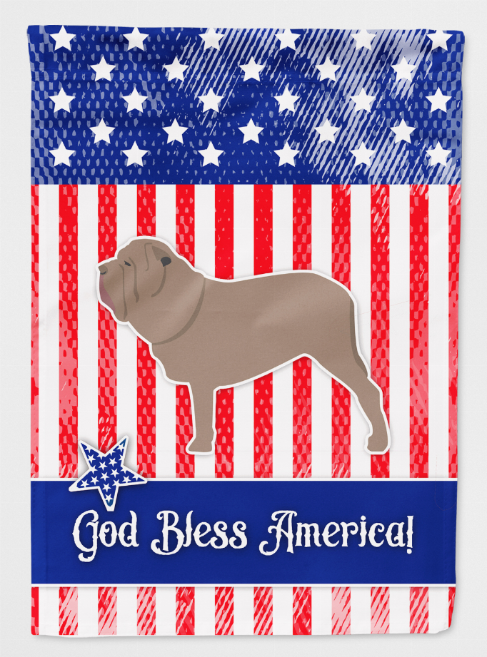 USA Patriotic Dog Breed Themed Flag Canvas