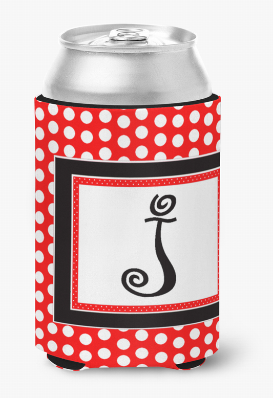 Monogram Letter Can or Bottle Hugger