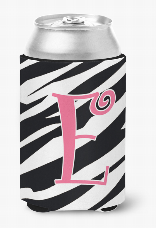 Monogram Letter Can or Bottle Hugger