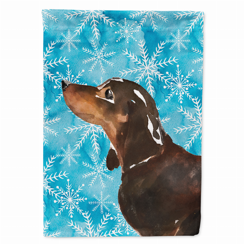 Winter/Dog Breed Flag Canvas House Size