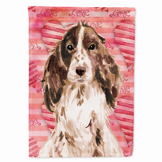 Love/Dog Breed Themed Flag Canvas