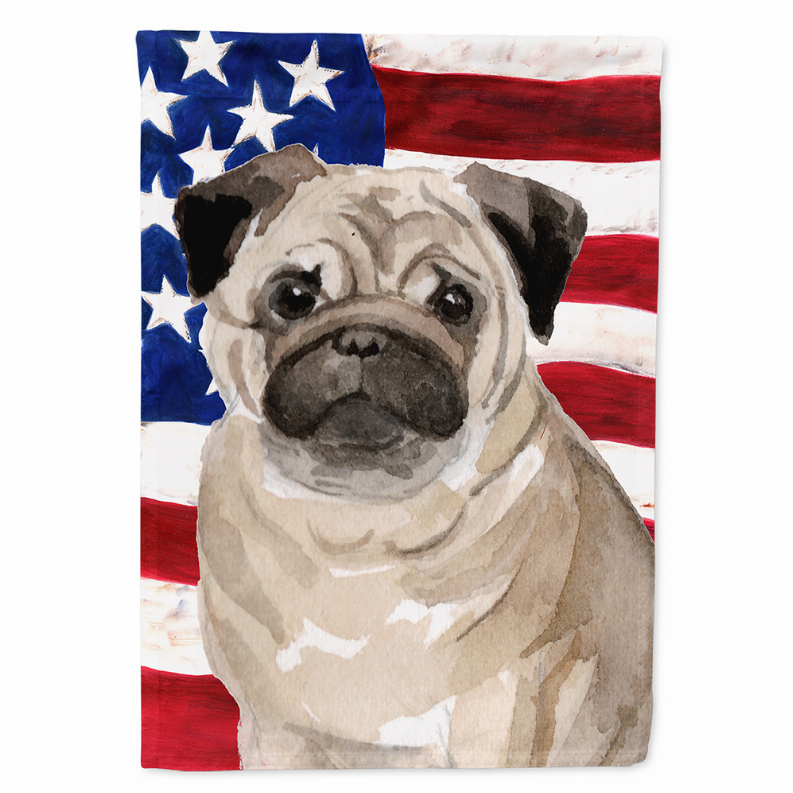 Patriotic/Dog Breed Themed Flag Canvas