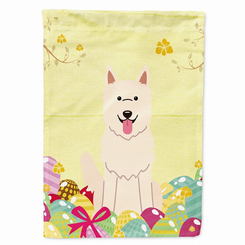 Easter Eggs/Dog Breed Themed Flag Canvas