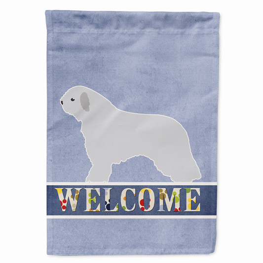 Welcome/Dog Breed Flag Canvas