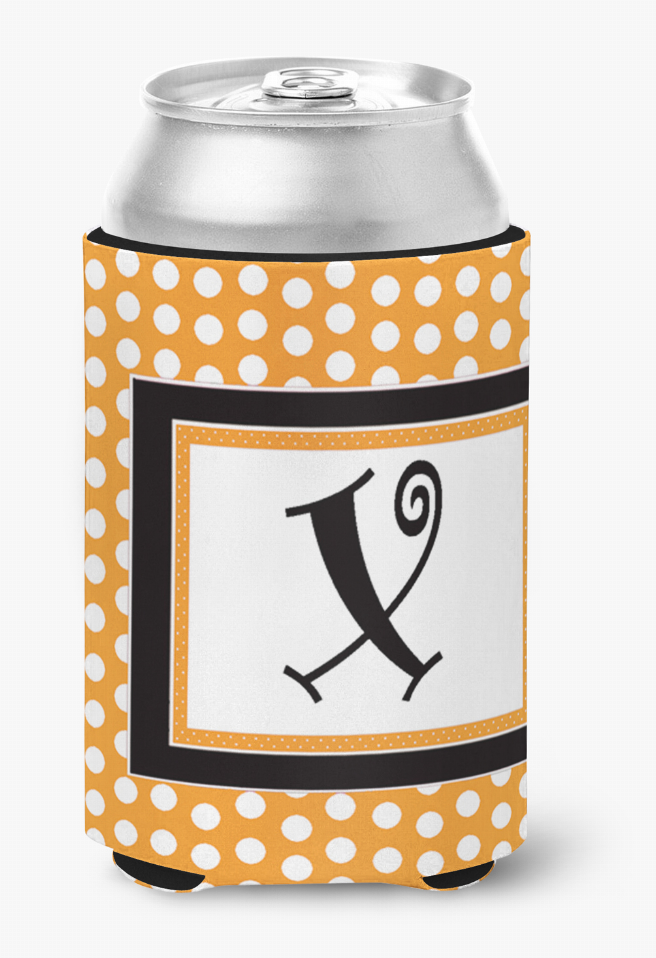 Monogram Letter Can or Bottle Hugger