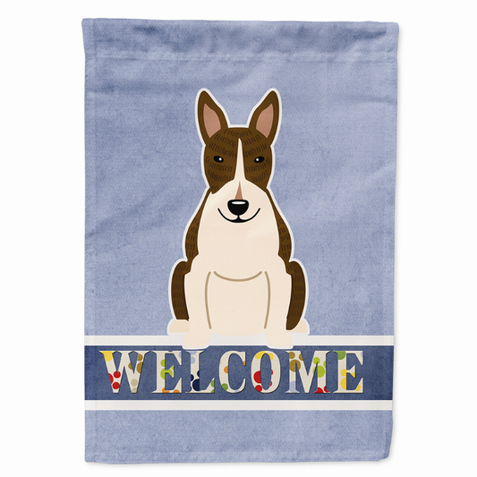 Welcome/Dog Breed Flag Canvas